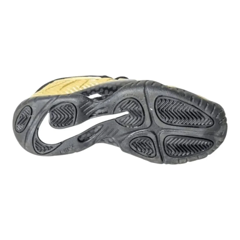 NIKE Air Foamposite Pro GS 'Metallic Gold' Sneakers Size 4Y